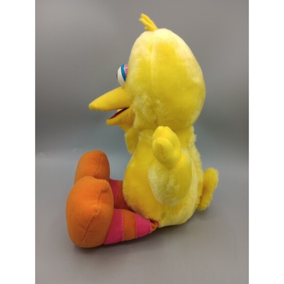 Vintage 1997 TYCO SESAME STREET 10” Tickle Me BIg Bird Laughing Talking Plush!! - Picture 4 of 11